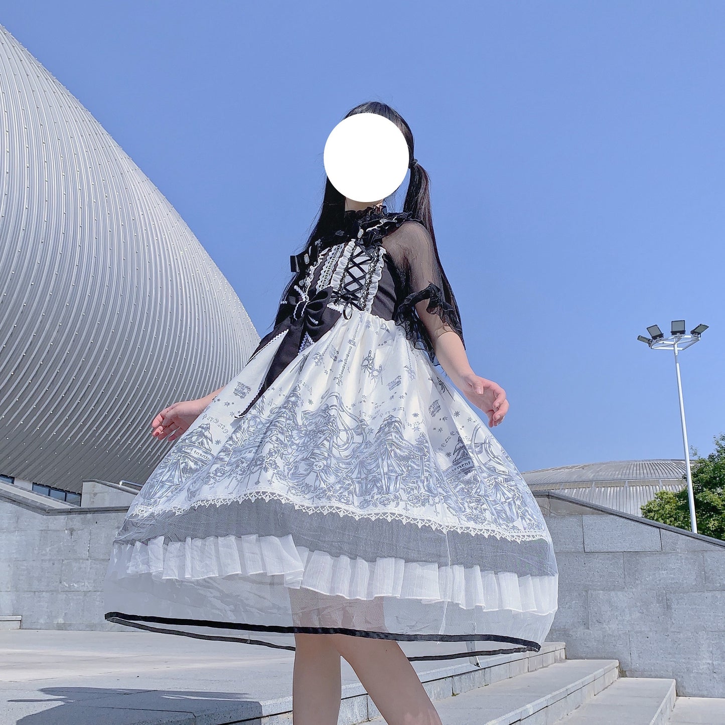 Slim Lolita Dreamland Amusement Park Cute Big Skirt Jsk Dress