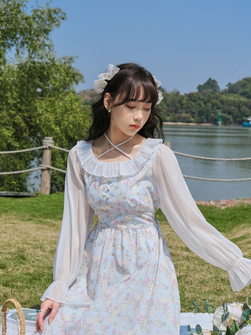 Robe florale Hanazaki Deer French Girl