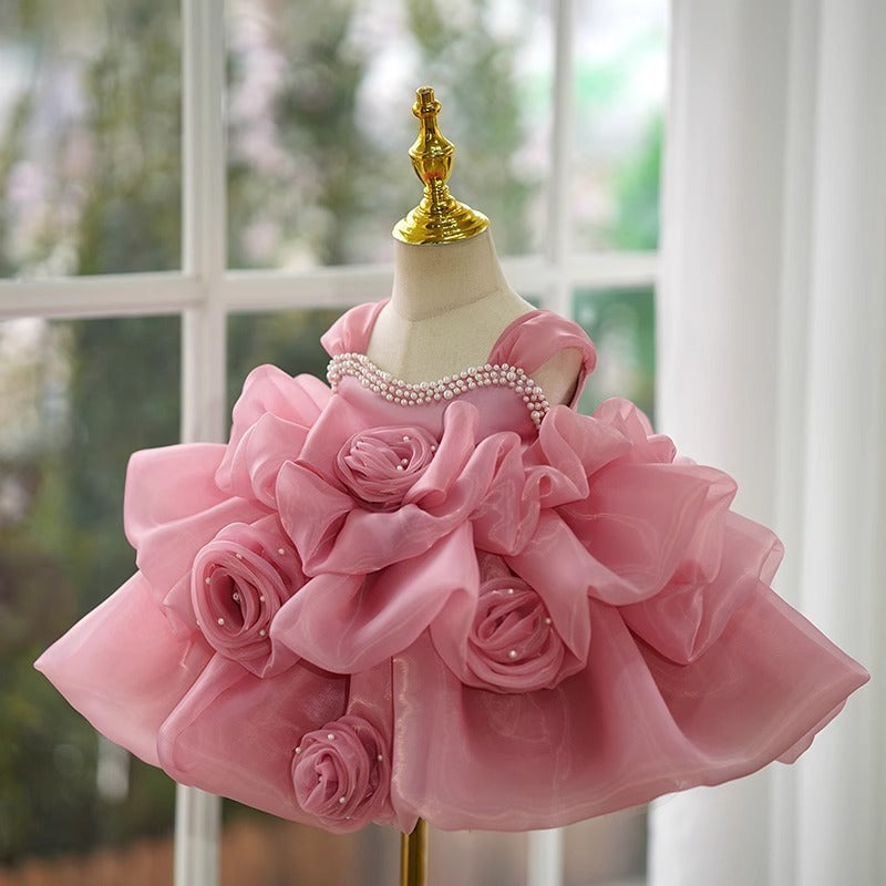 Children Full-year Evening Gown Pettiskirt