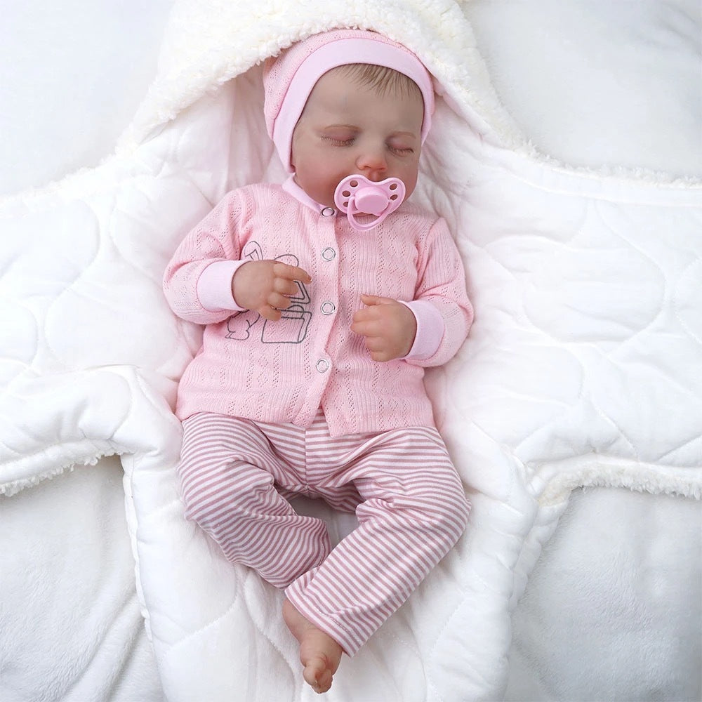 19-inch Reborn Doll 3D Exquisite Painted Simulation Baby