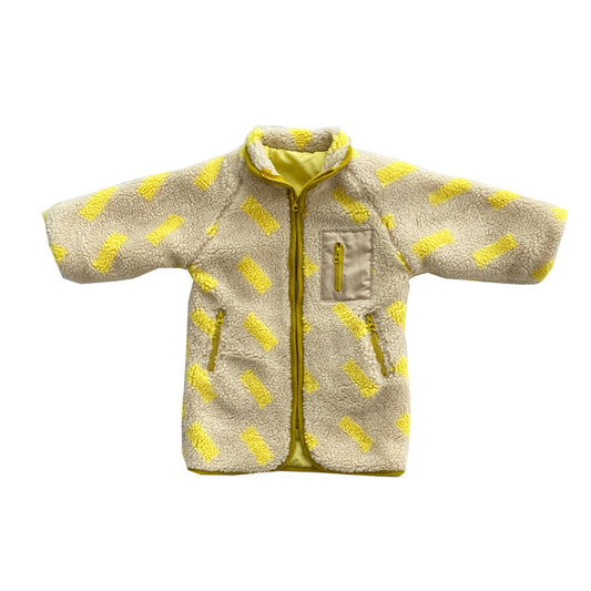 Children's Clothing, Children's Long Fur Zipper Coat, Plus Velvet, Boys' Cotton-padded Clothes