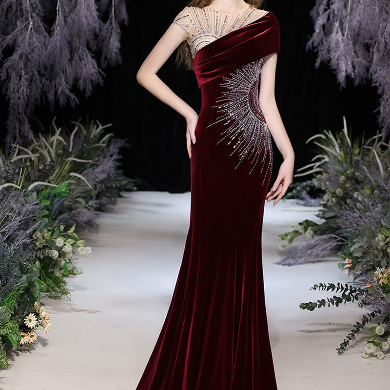 Women's High-end Evening Dress Mermaid Temperament