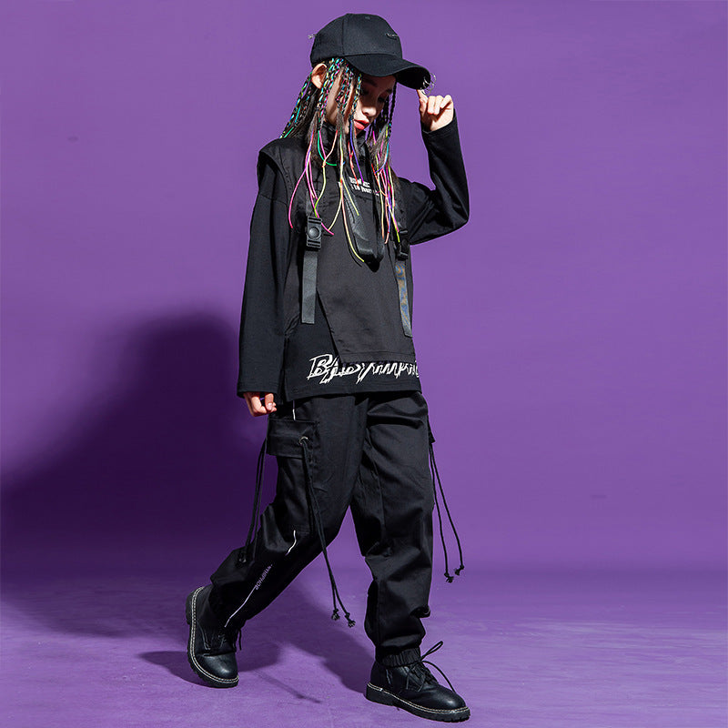 Children Hip-hop Trendy Clothes Dark Costume