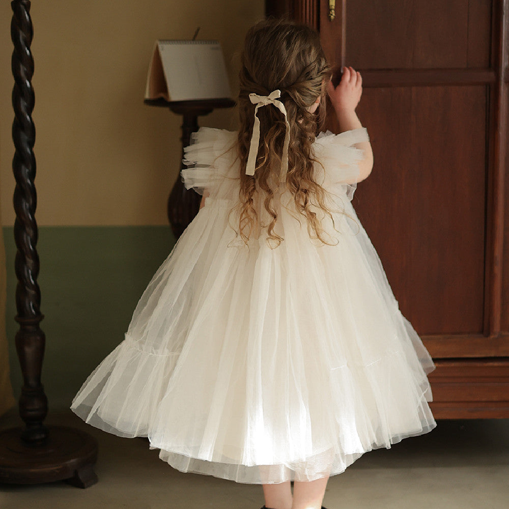 Robe de princesse en fil Pooper faite à la main pour fille