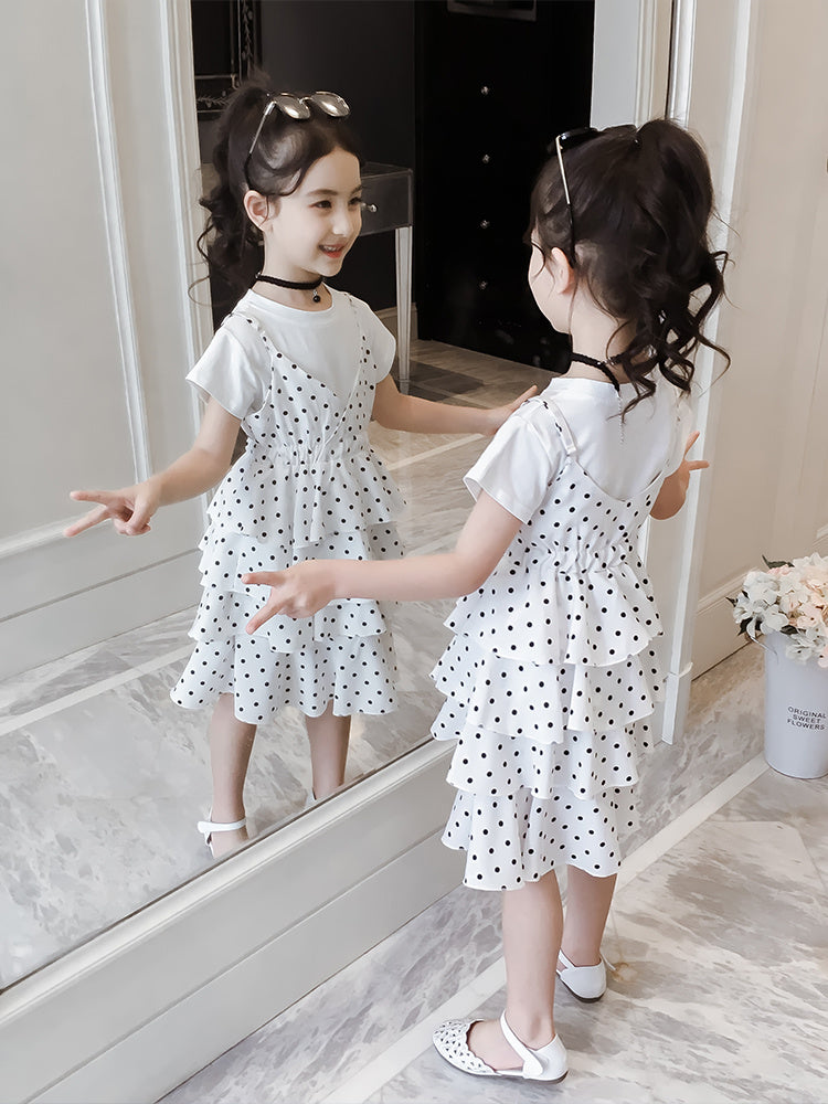 Robe d'été pour filles, jupe pour enfants