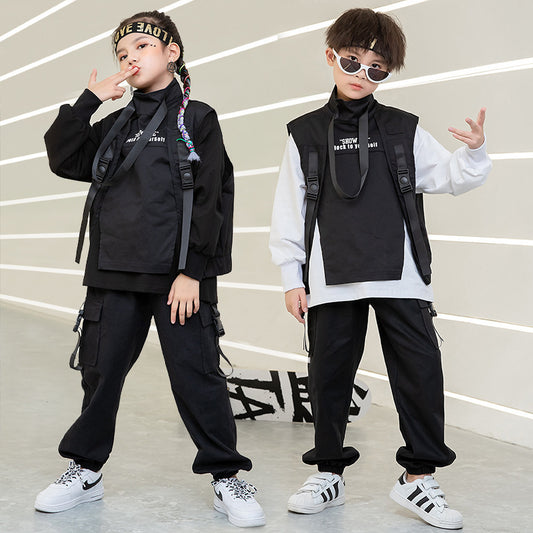 Hip Hop Costume Boys And Girls Fashion Trendy Children's Clothing