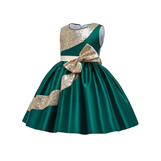 Robe de Performance de Piano pour filles, robe d'enfant, robe de demoiselle d'honneur