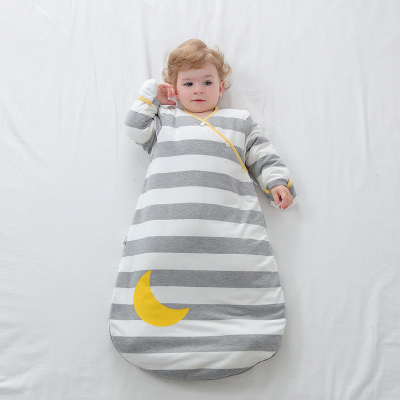 All Seasons All-purpose Baby Cotton Integrated Anti Kick Quilt Sleeping Bag