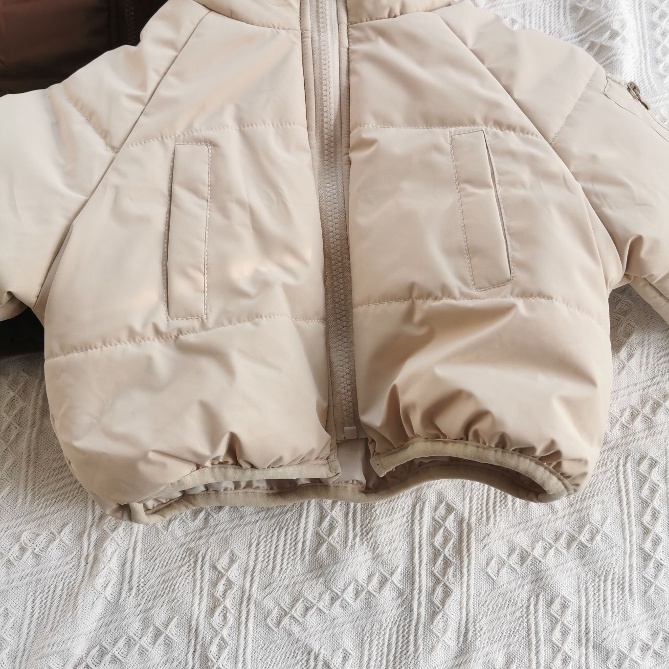 Thickened Cotton Padded Coat Men And Women Kids' Overcoat