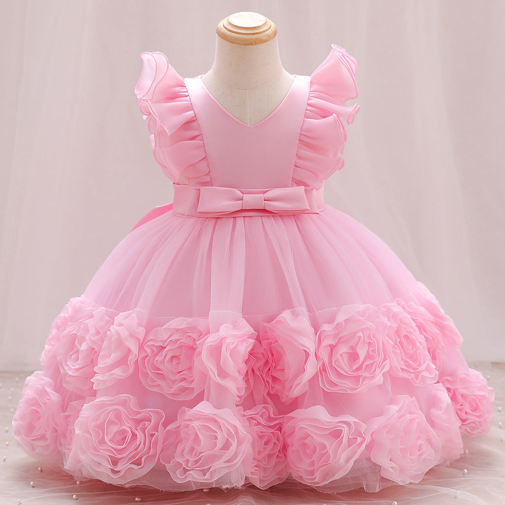 Robe de princesse gilet pour enfants filles