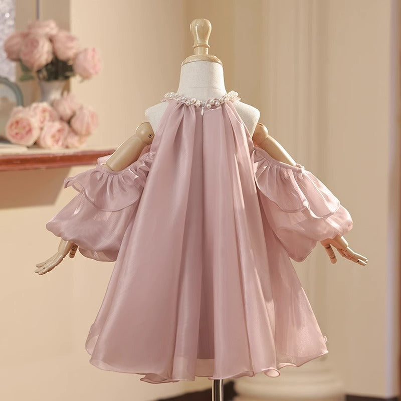 Children's Dress Ruffled Birthday Host's Dress