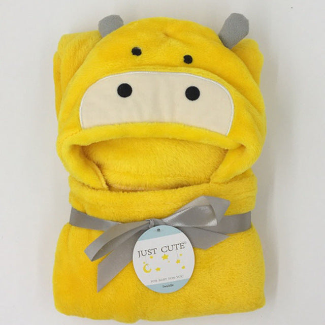 Serviette de bain polaire pour bébé, serviettes à capuche, peignoir