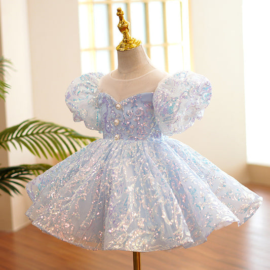 Jupe Tutu de Costume de Princesse à Paillettes pour Enfants