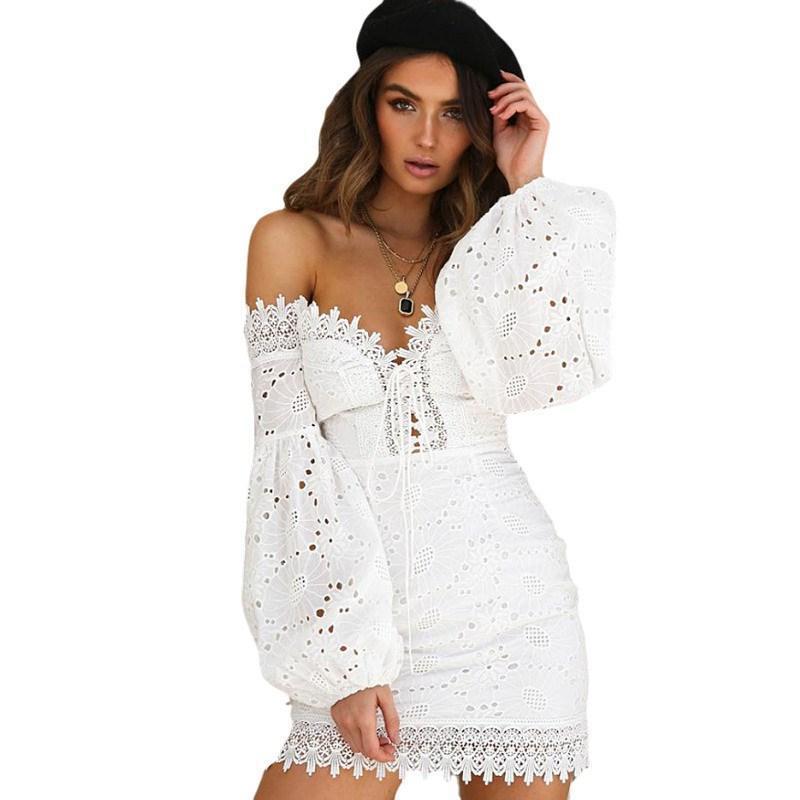 Robe 2109 Robe en dentelle pour femme 