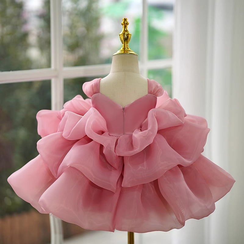 Children Full-year Evening Gown Pettiskirt