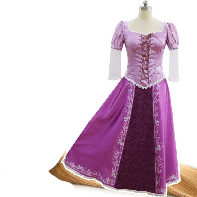 Robe longue de princesse mignonne assortie pour femmes