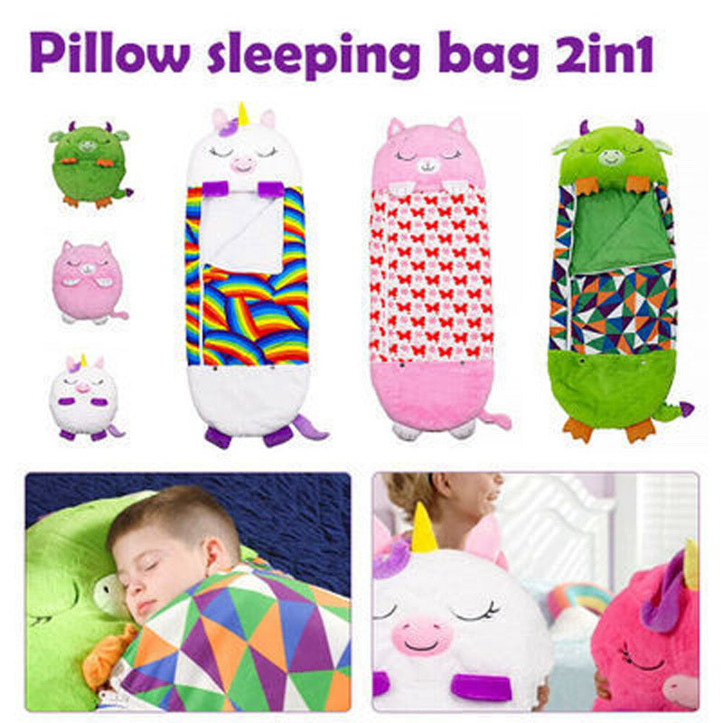 Kids Sleeping Bag, Soft Sleepy Sack For Kids & Toddlers  Easy Roll Up Design For School, Daycare  Children Sleeping Bags Play Pillow Sleep Sack