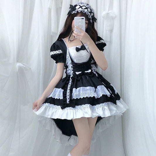 Lindo vestido de princesa de amor de ángel cosplay de mucama