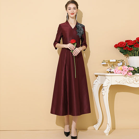 Women's Temperament Fashion Casual Toast Dress