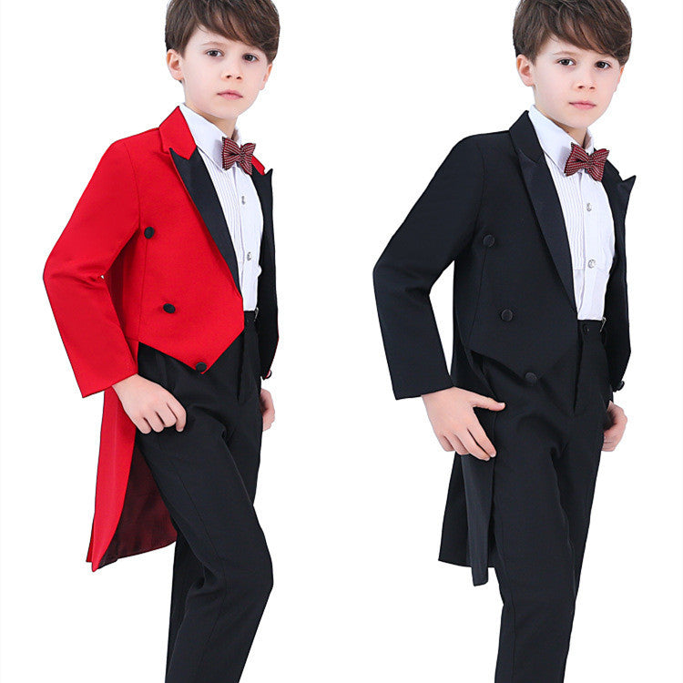 Costume de spectacle de costume de smoking pour hommes pour enfants