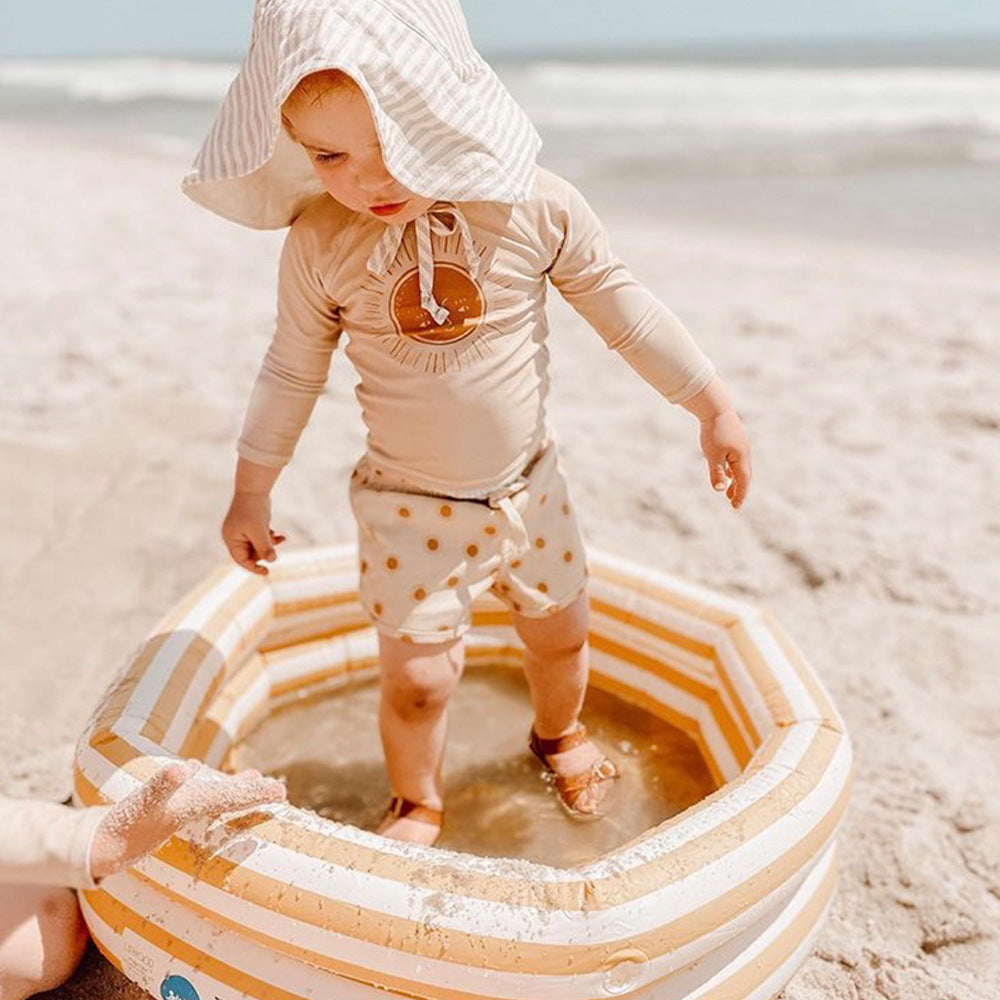 Maillot de bain à manches longues pour enfants, Protection solaire, ensemble maillot de bain pour bébé