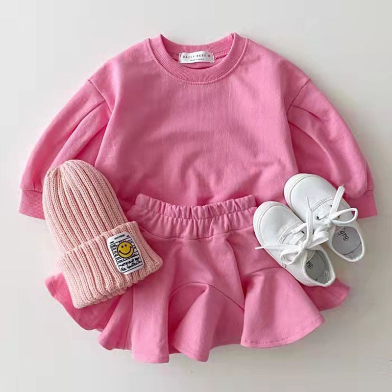 Vêtements à la mode costume bébé loisirs vêtements pour enfants couleur bonbon