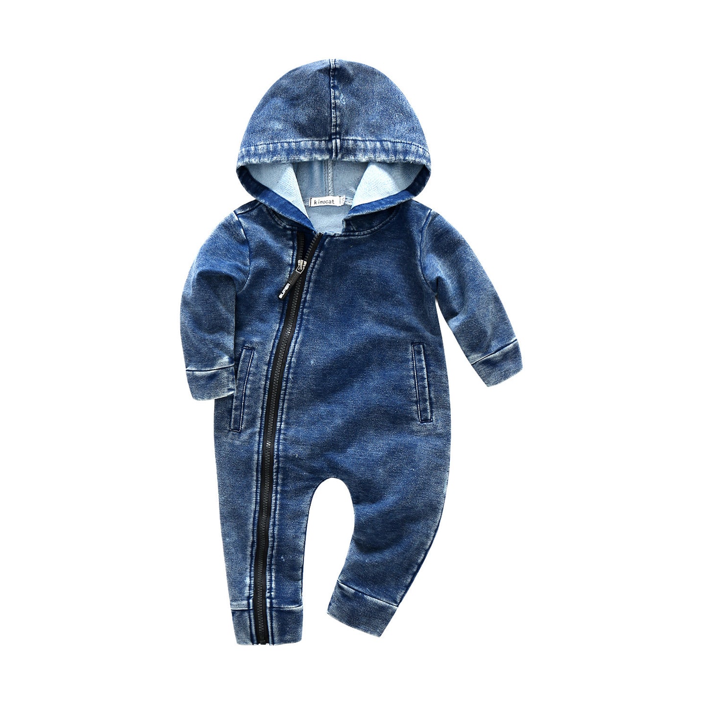 Children's Clothing Baby Jumpsuit Zipper Shirt