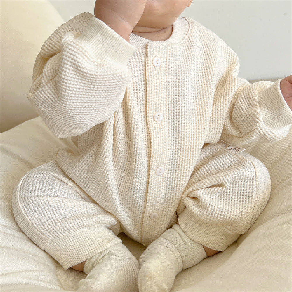 Body à manches longues pour bébé fille, couleur unie, planche nue