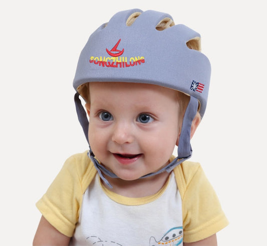 Casque de sécurité pour bébé, chapeau de protection pour nourrissons, doux et réglable pour ramper, marche, course à pied, jeu en plein air