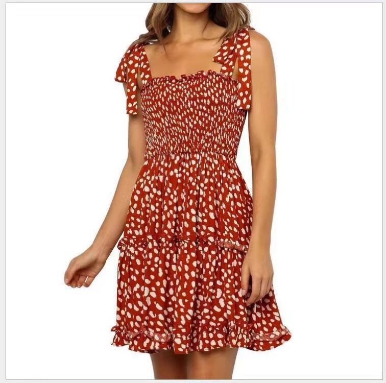 Robe jupe à imprimé floral pour femme