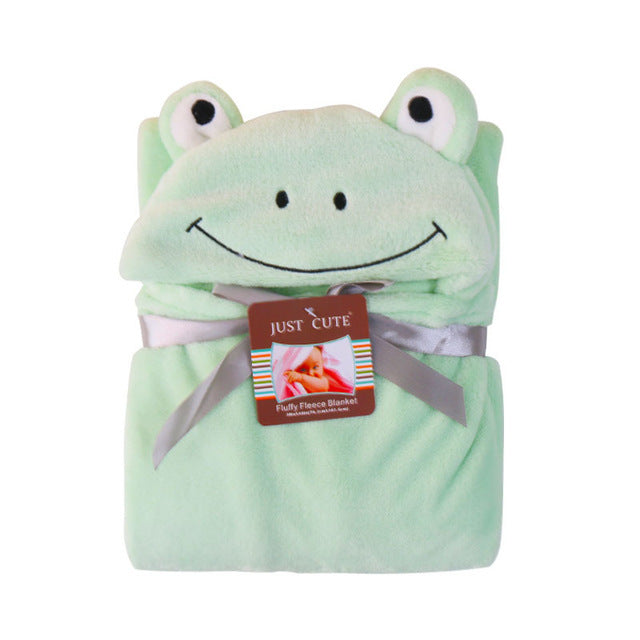 Serviette de bain polaire pour bébé, serviettes à capuche, peignoir