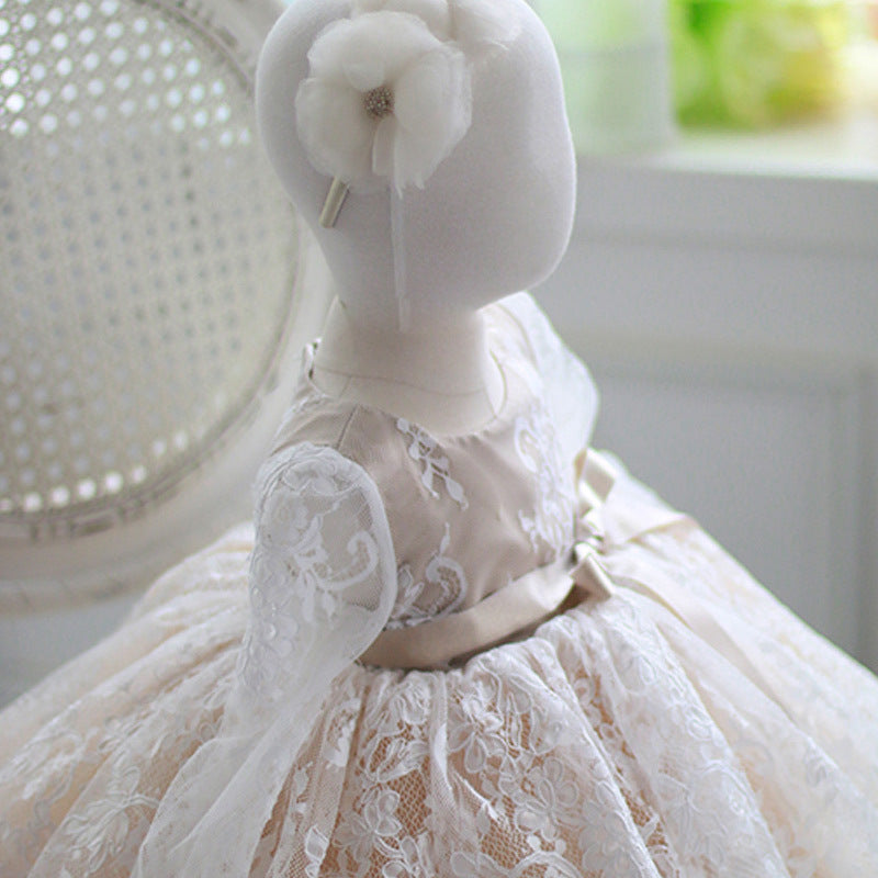 Robe princesse à manches longues pour bébé