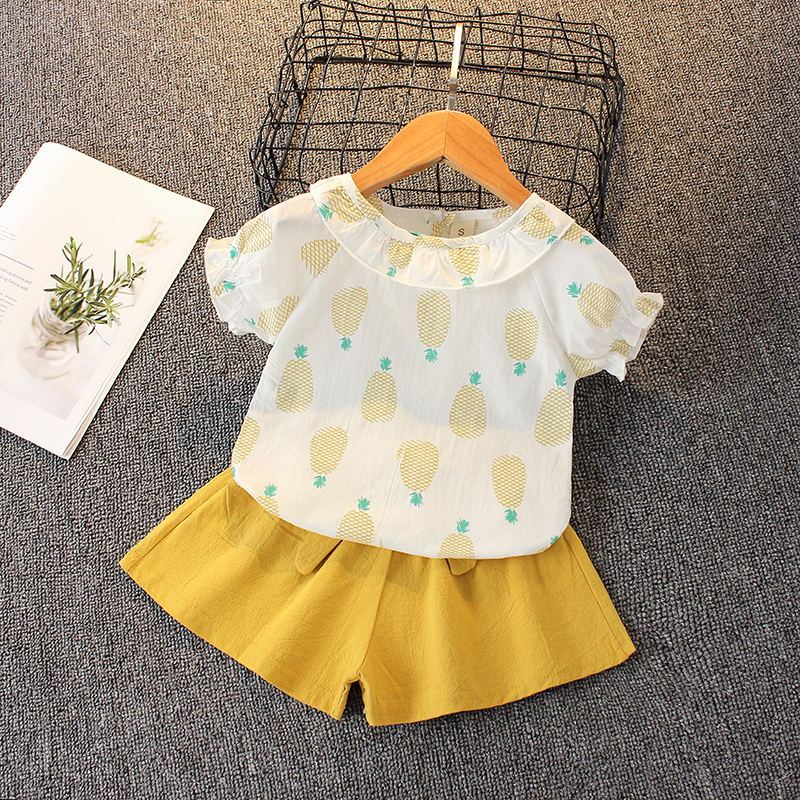 Summer new children's vest suit