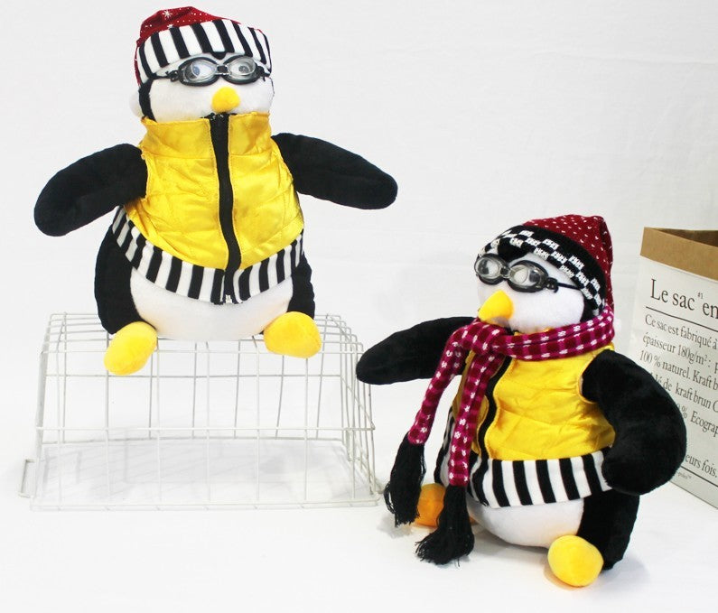 Sérieux Joey's HUGSY jouets en peluche pingouin Rachel peluche poupée jouets pour enfants enfants anniversaire cadeau de noël 18 