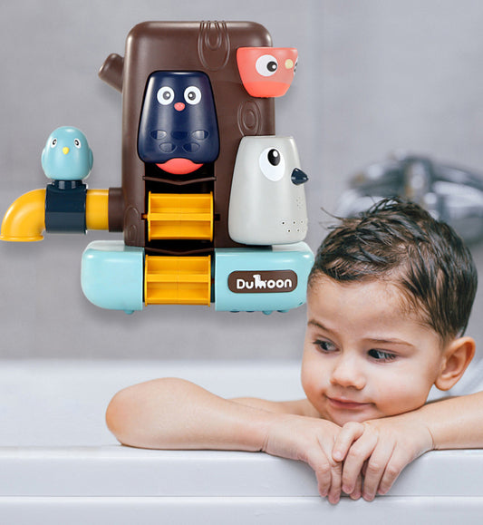 Jouets de salle de bain, jeu de douche à pulvérisation d'eau, jouet oiseau champignon pour enfants, natation, salle de bain, jouet pour enfants