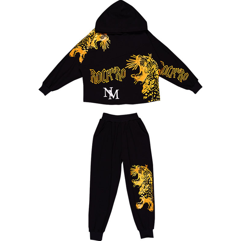 Boys' Spring Autumn Cotton Hip Hop Sports Suit