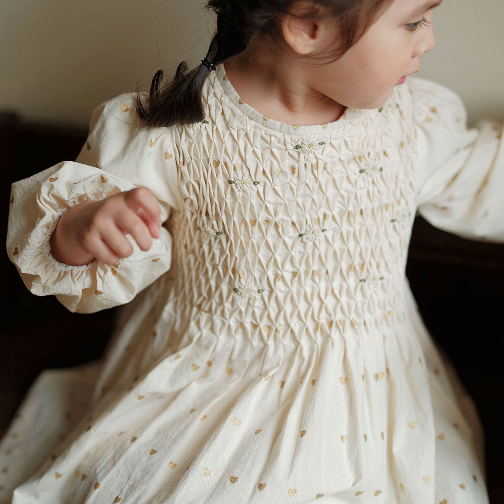 Robe douce princesse brodée à la main pour filles