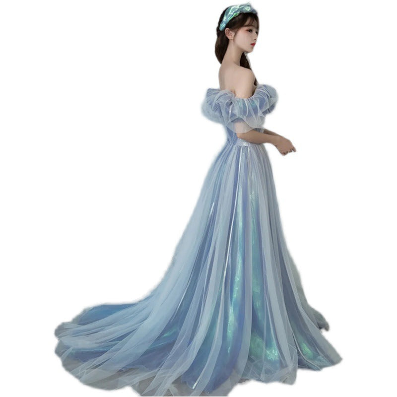 Robe de soirée pour femme Haze Blue Fairy