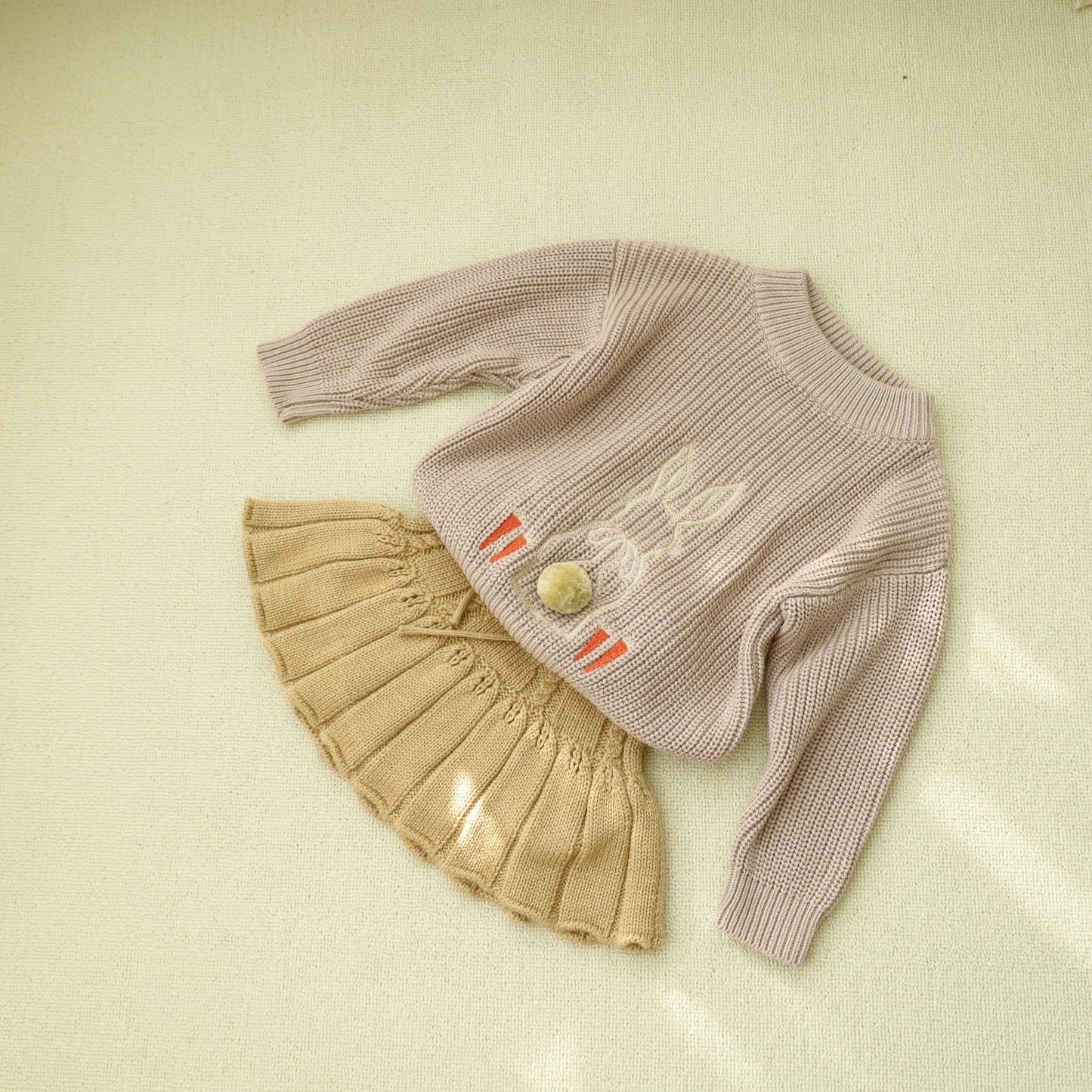 INS Style Pure Cotton Autumn And Winter Children's Top