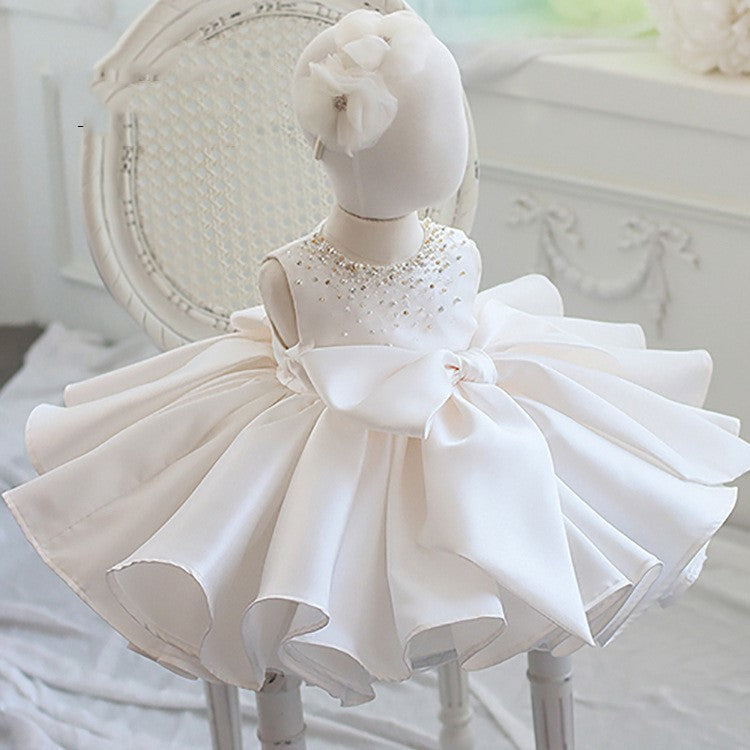 Robe de princesse pour bébé d'un an, jupe d'anniversaire pour filles