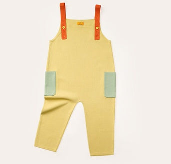 Children's Jumpsuit Boys' Overalls Girls Knitted Pants Baby Loose Color Matching