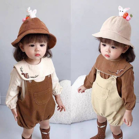 Baby Cotton Two Piece Fart Suit