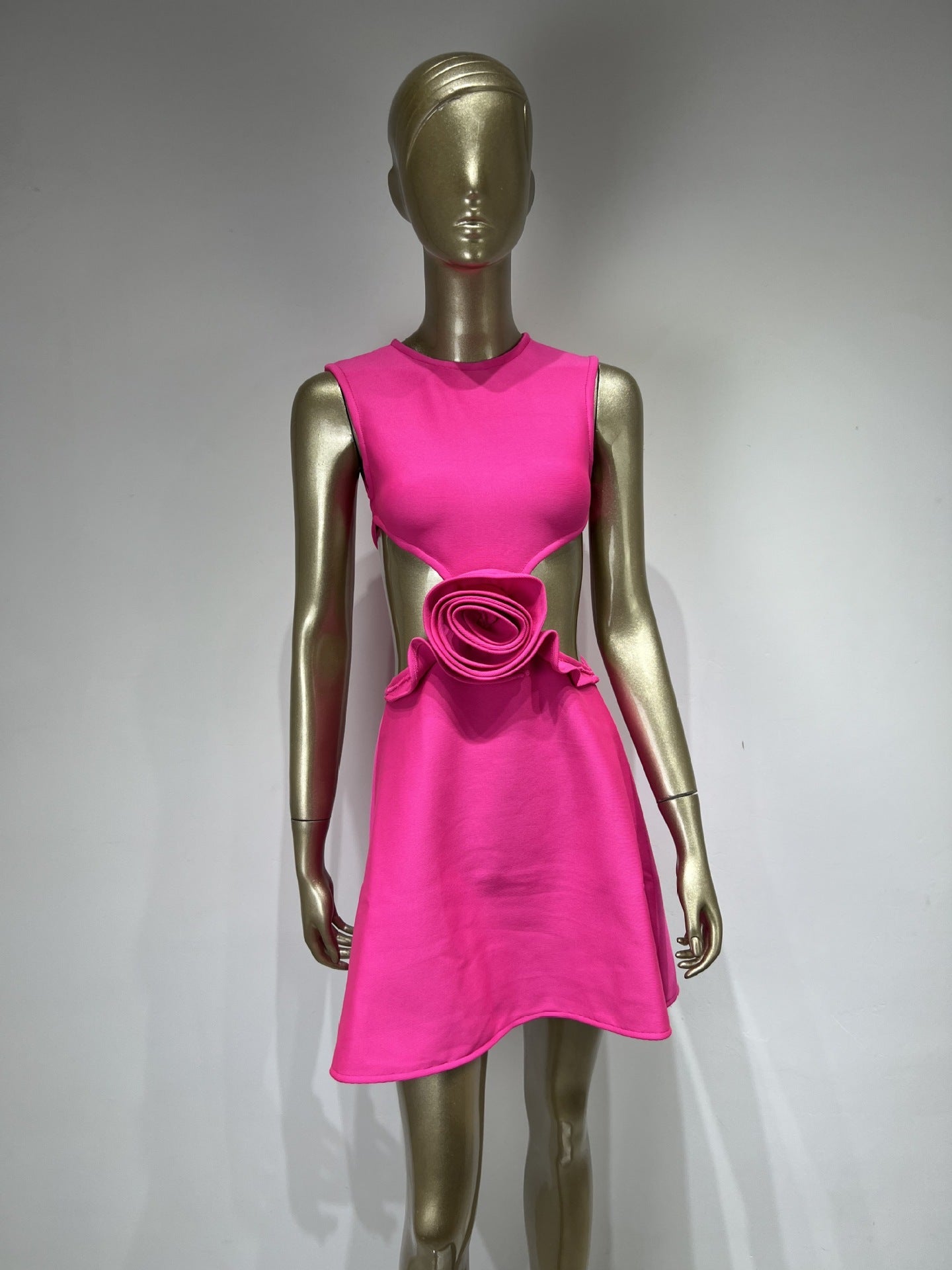 Vestido de fiesta de moda con apliques para mujer