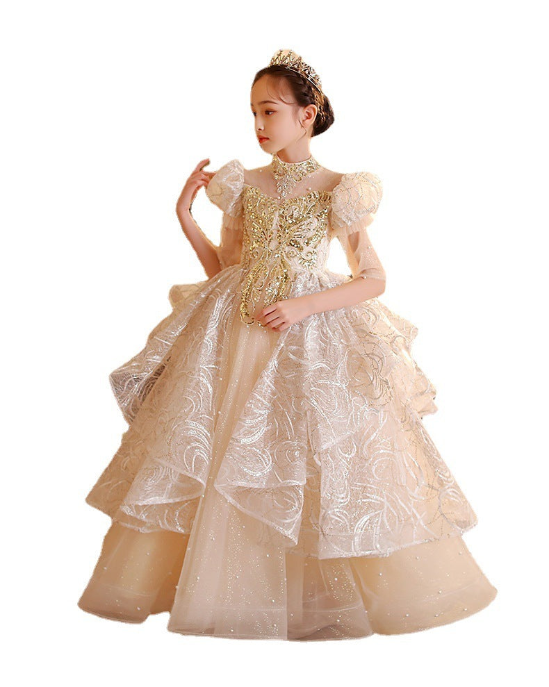 Children Birthday Princess  Little Girl Host Children Dress