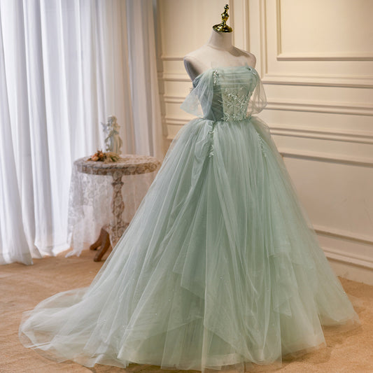 Robe de mariée de soirée avec feu arrière de haute qualité