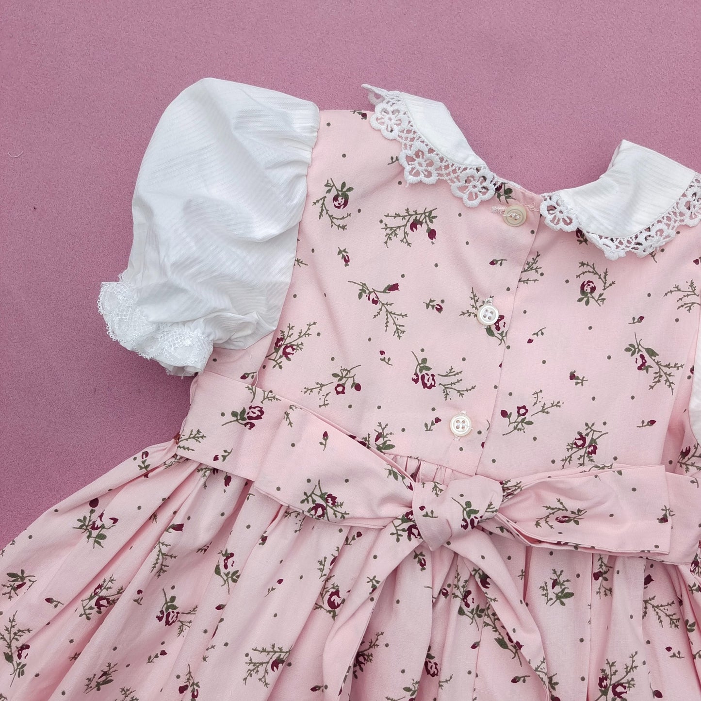 Robe de princesse en dentelle imprimée à manches courtes pour filles