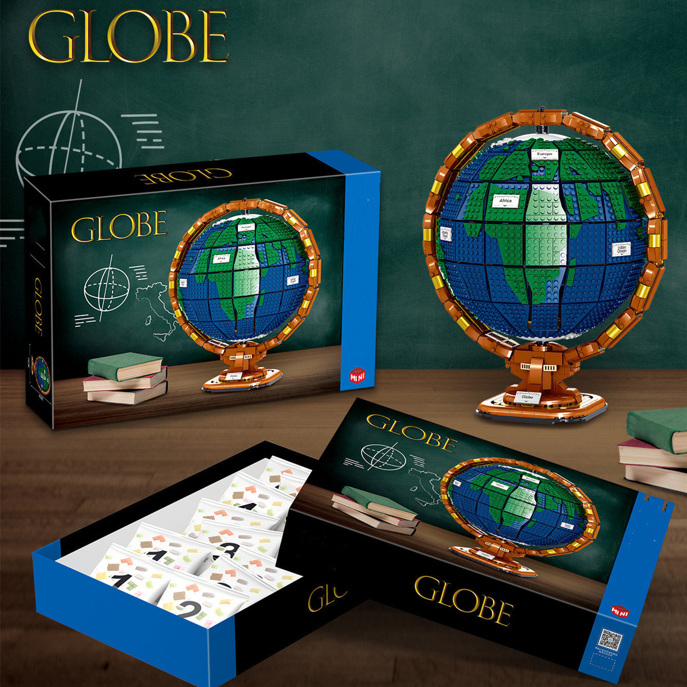 Children's Creative Globe Model Ornaments Assembled Toys