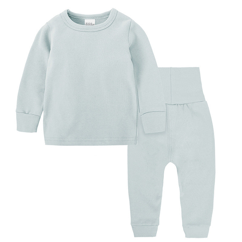 Printemps automne enfants pyjama costume coton vêtements chauds pour enfants