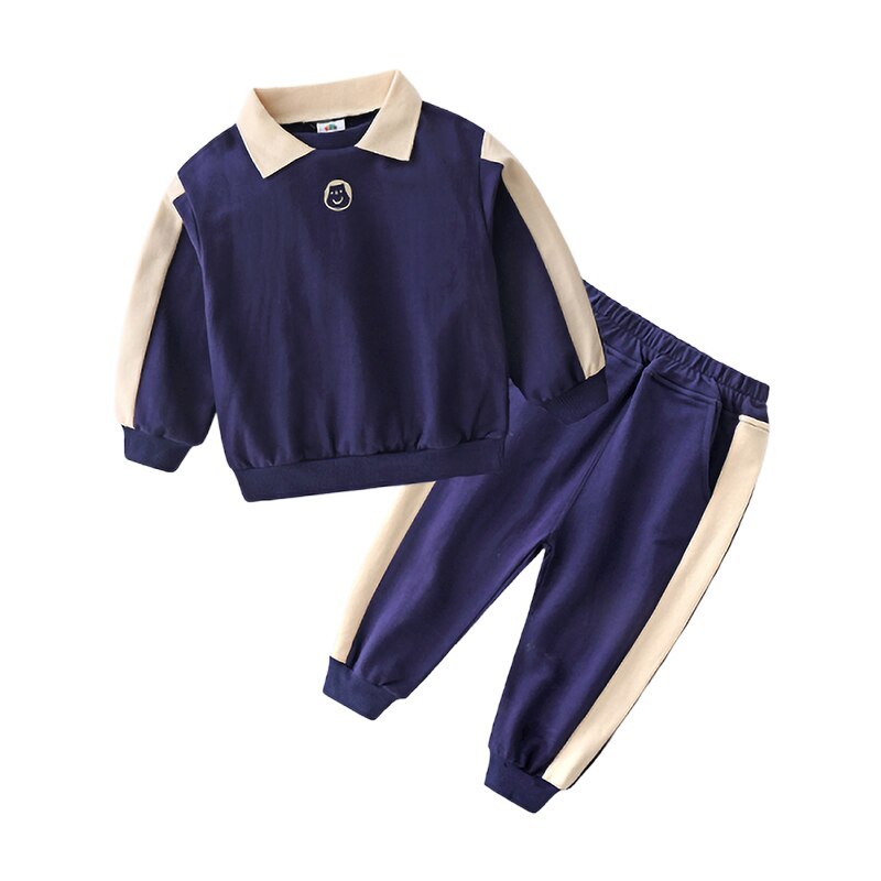 Costume décontracté pour bébé, sweat-shirt de sport pour garçons, pantalon tendance