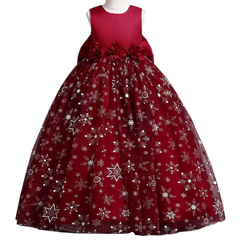 Robe tutu en tulle imprimé pour fille